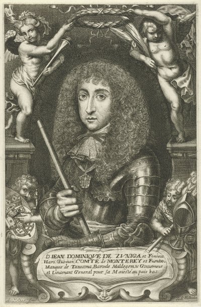 Portret van Juan Domingo de Zuñiga y Fonseca door Adriaen Millaert